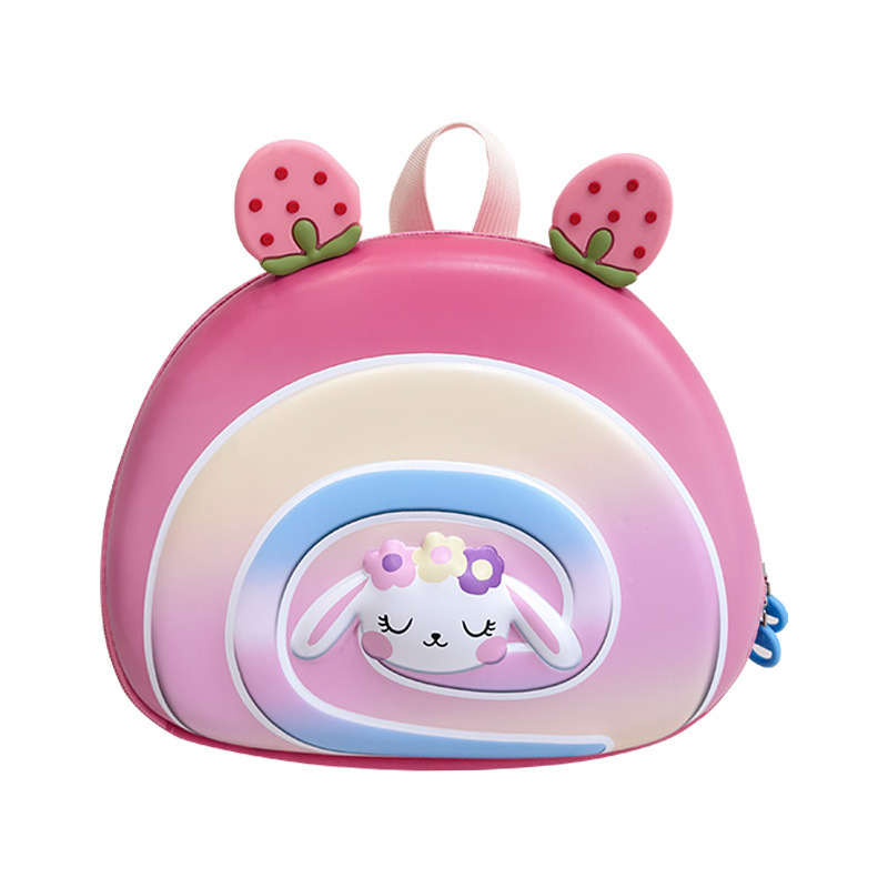 Baby Baby New Kindergarten Mochila Eva Strawberry Swiss Roll Mochila para niños de 3 a 6 años Mochila