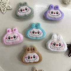 清新甜美拉布布公仔配件毛绒卡通玩偶小兔子胸针包包DIY装饰辅料