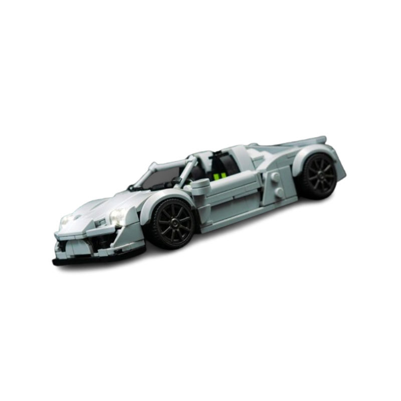 Racing Car Building Block Toy Small Particle Assembly Model_voghion.com