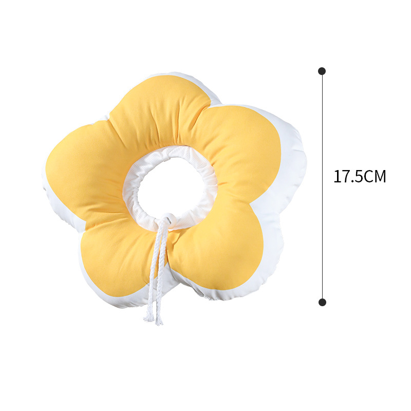 Nuevo impermeable en forma de flor Elizabeth anillo gato belleza cubierta gato collar cubierta protectora para mascotas collar al por mayor