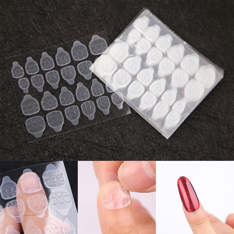 Manicure double-sided jelly glue fake nail wear nail special nail sticker adhesive patch transparent jelly glue adhesive