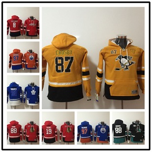 Cross-border New 2022 Ice Hockey Clothes Children's Wear fleece-lined Thickened Embroidered Hoodie Hoodie Jersey Ice Hockey Team