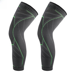 Manufacturer sports extended leg long knee pads running cycling basketball knee pads anti-slip breathable knee pads nylon 3D pressure