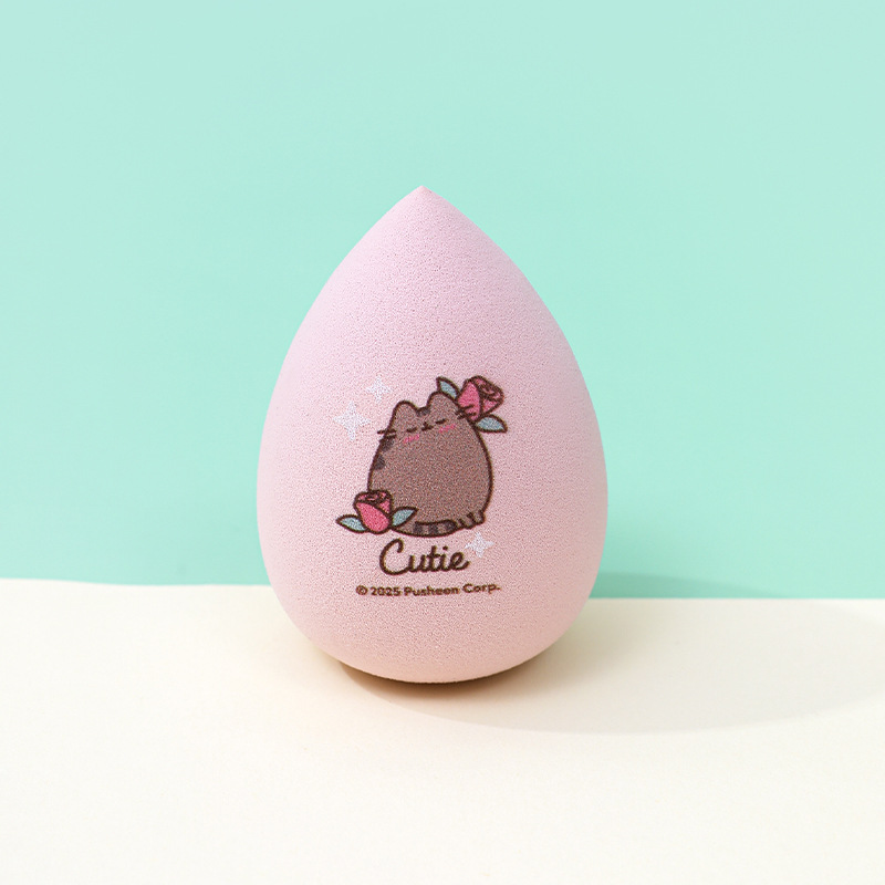 Transfronterizos personalizados dragón impresa polvo de huevo de maquillaje no comer polvo de maquillaje no látex esponja de maquillaje huevo fábrica de maquillaje mayorista