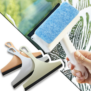 Glass wiper household cleaning cleaning scraping window glass cleaning bathroom bathroom double-sided glass cleaner