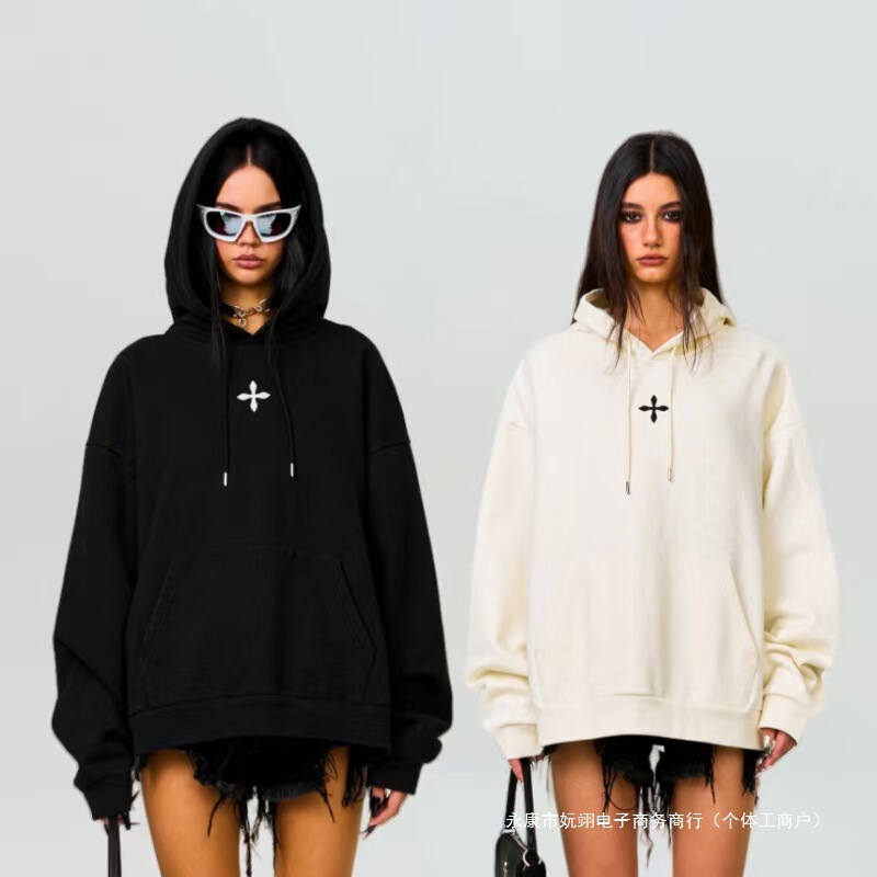 Cross Eternal First Generation Hoodie Classic Basic Pure Cotton Hooded Sweatshirt 25 Spring New Wilderness Black Snow Mountain White Cross Eternal First Generation Hoodie Classic Basic Pure Cotton Hooded Sweatshirt 25 Spring New Wilderness Black Snow Mountain White