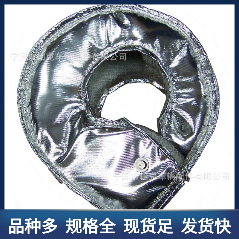 玻璃纤维耐高温隔热套可脱卸消音器隔音罩涡轮增压器保温套厂家