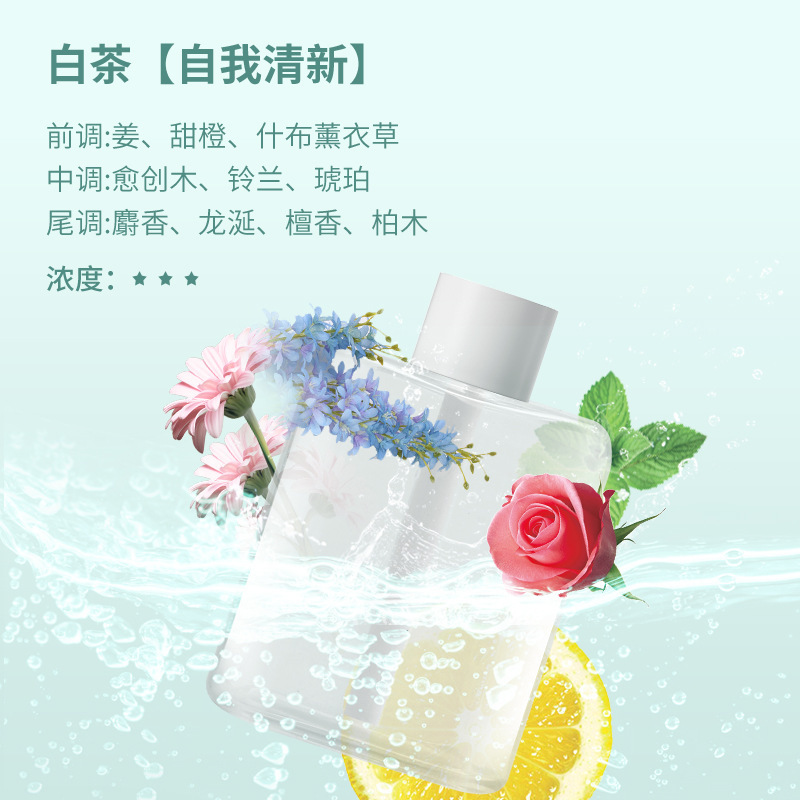 백차 아로마 테라피 에센셜 오일 (기계 없음)