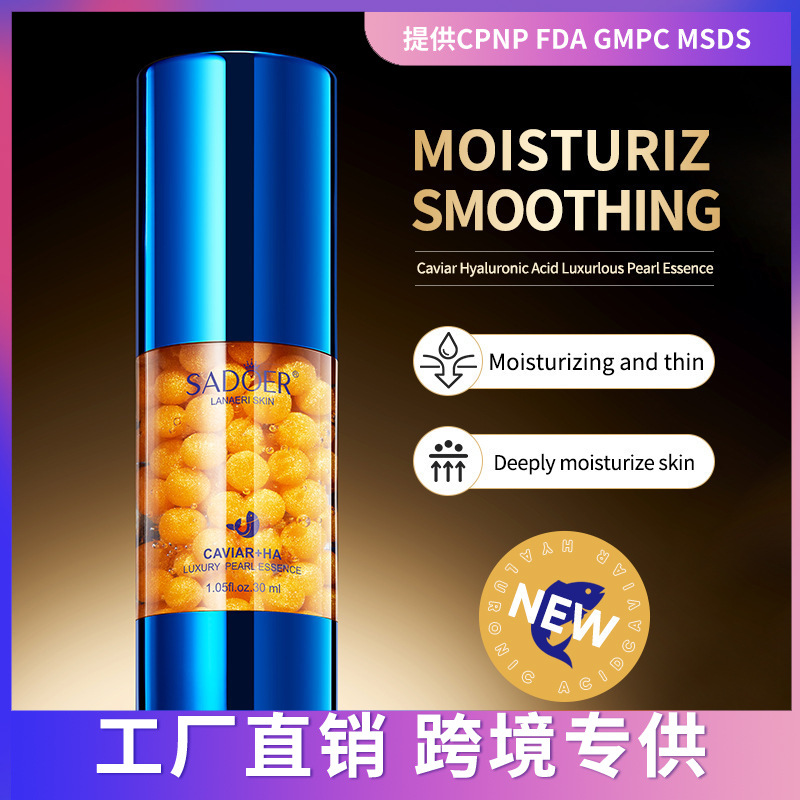 SADOER Caviar Hyaluronic Acid Luxurious Pearl Essence Nourishes Skin Moisturizing Hydration_voghion.com