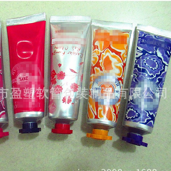 供应铝塑复合牙膏管护手霜管配八角盖配大翻盖润肤霜包装
