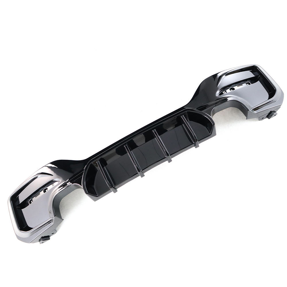 Suitable for BMW 1 Series F20 rear lip with lights, square light car modification rear spoiler tail lip parts for 15-19 models