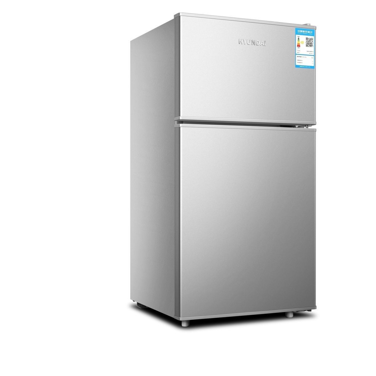 Energy-Saving Small Refrigerator Dormitory Home Rental Refrigerator Double-Door First-Class Energy Amazon Cross-Border [Manufacturer]