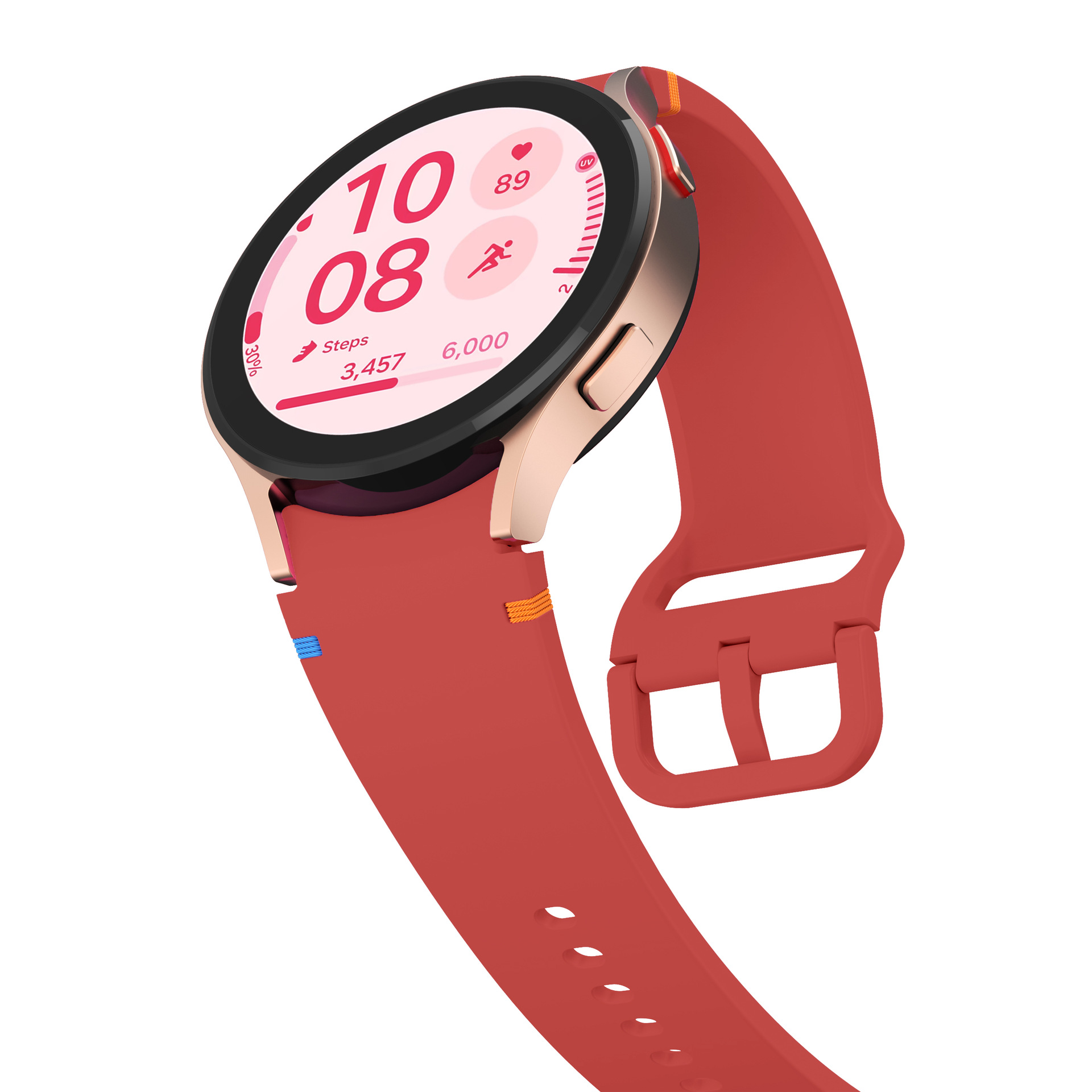 This is suitable for replacing the curved seam plain texture of the watch strap on Samsung watch7, watchFE, watch6 and watch5 undefined