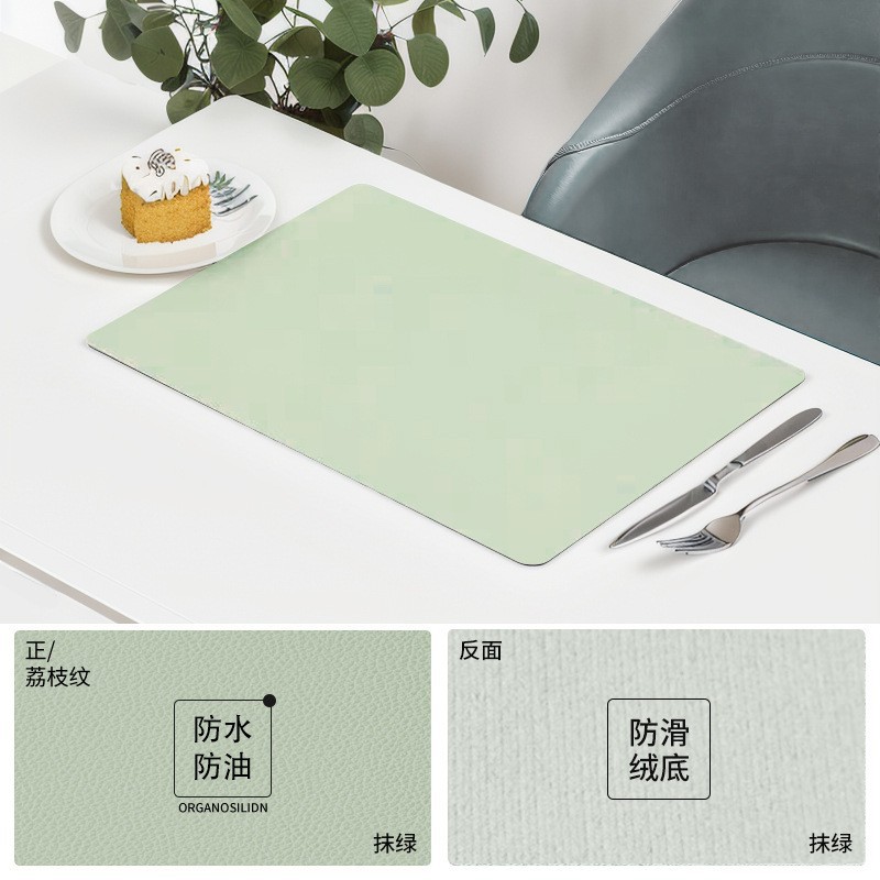 Estudante almohadilla de escritorio estudante protector a prueba de agua a prueba de aceite sin lavado resistente al desgaste lujoso ligero de alto grado cuero manto de mesa de PVC