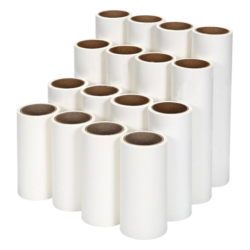 Lint Roller Paper, Dust Removal Paper, Cleaning Paper, Replacement Paper Core, Lint Removal Paper, Diagonal Tear Lint Roller Paper