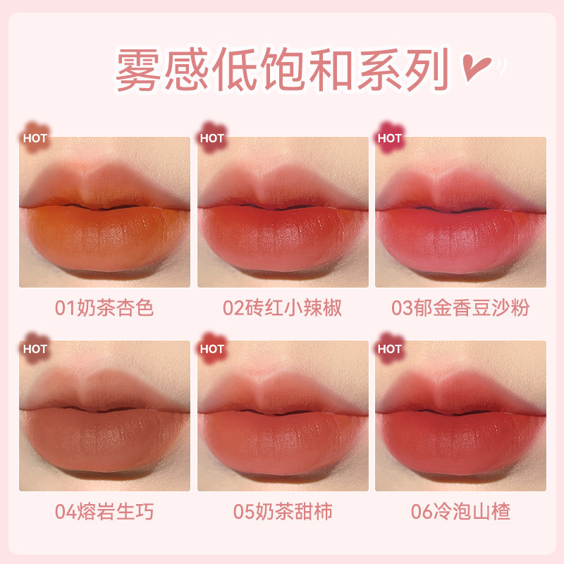 MINSHZEE, aire, labios, brillo labial, crema labial, crema labial para mujeres, acabado blanco de otoño y invierno, fábrica de cabello image 4