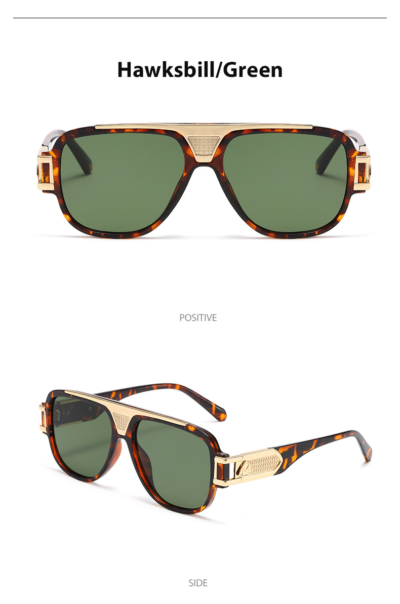 Fashion Toad Mirror Sunglasses Sunglasses Premium Sense Sunscreen Sunglasses_voghion.com