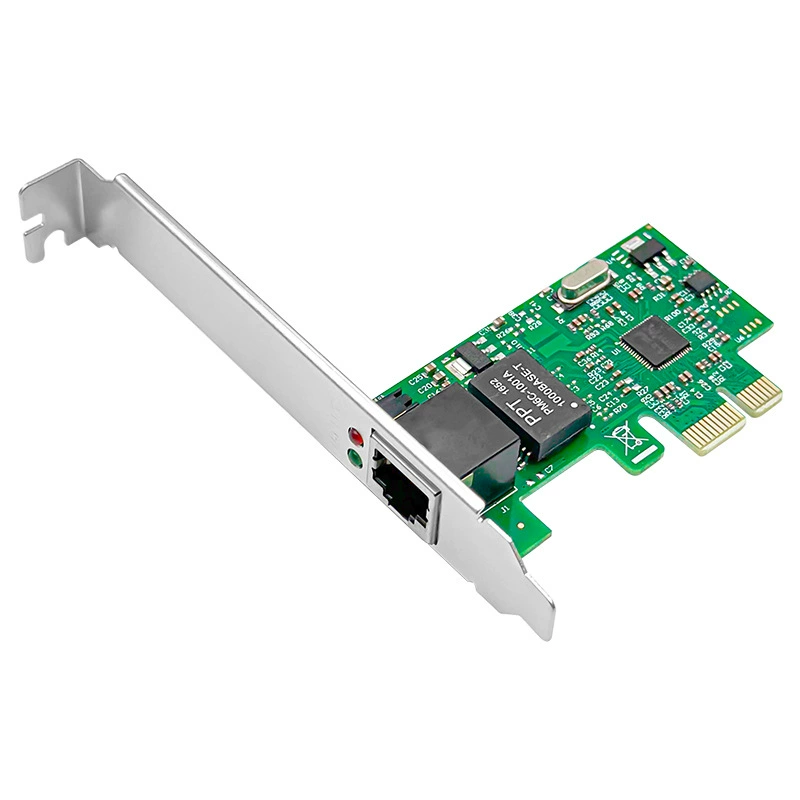 PCI-E сетевая карта e, PCIE гигабитная сетевая карта 1000 Мбит/с, чип RTL8111C, без драйверов