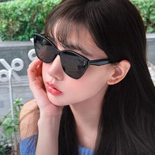 新款网红猫眼框男女士墨镜时尚防紫外线遮阳高级感太阳镜厂家直销