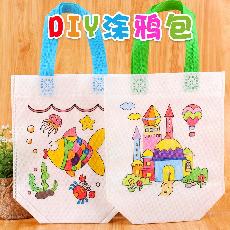 Ecological coloring book for kindergarten, DIY, graffiti