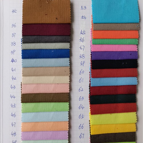 21-ply 100% cotton non-stretch corduroy fabric, 21-warp corduroy, all-cotton fabric, suitable for pants and jackets.