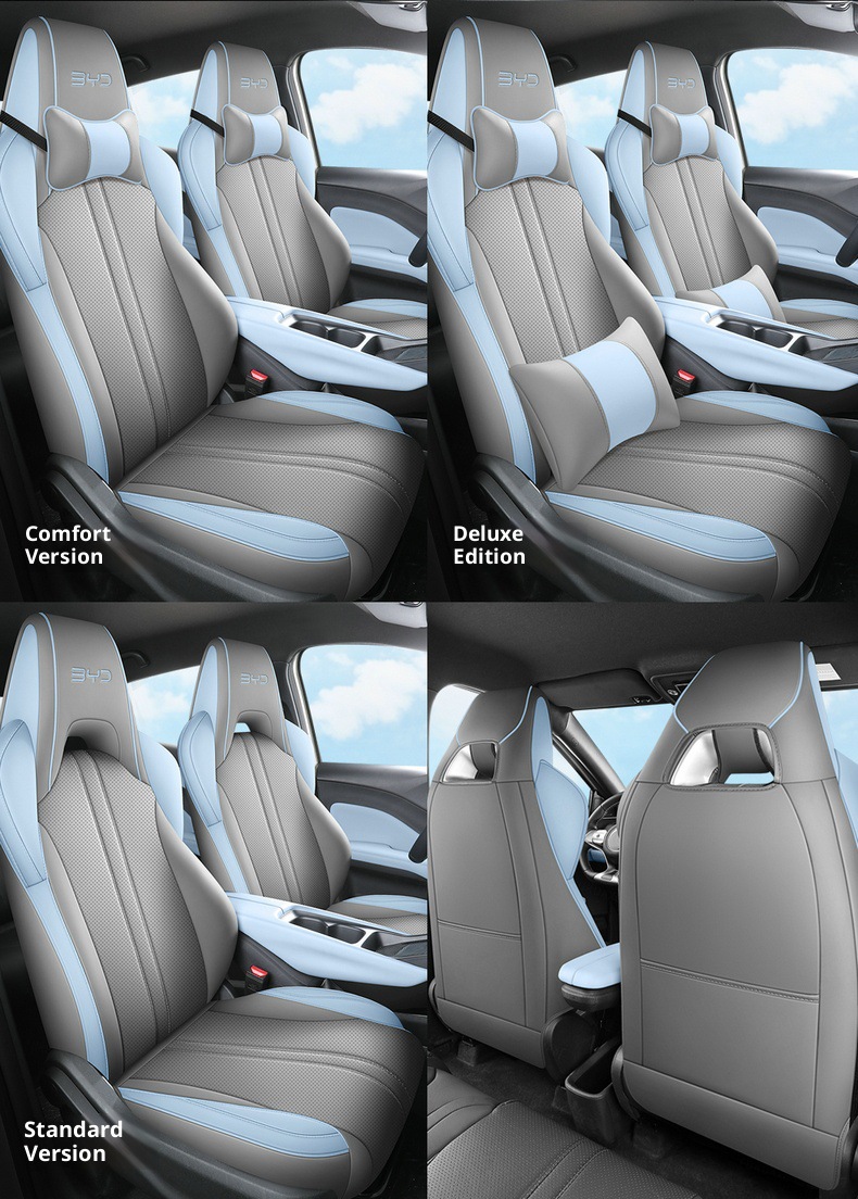 New Seagull Full Leather Car Seat Cushion for All Seasons, Left-Hand Drive Overseas Right-Hand Drive Seat Cover, Cross-Border Full-Cover Car Seat Cushion