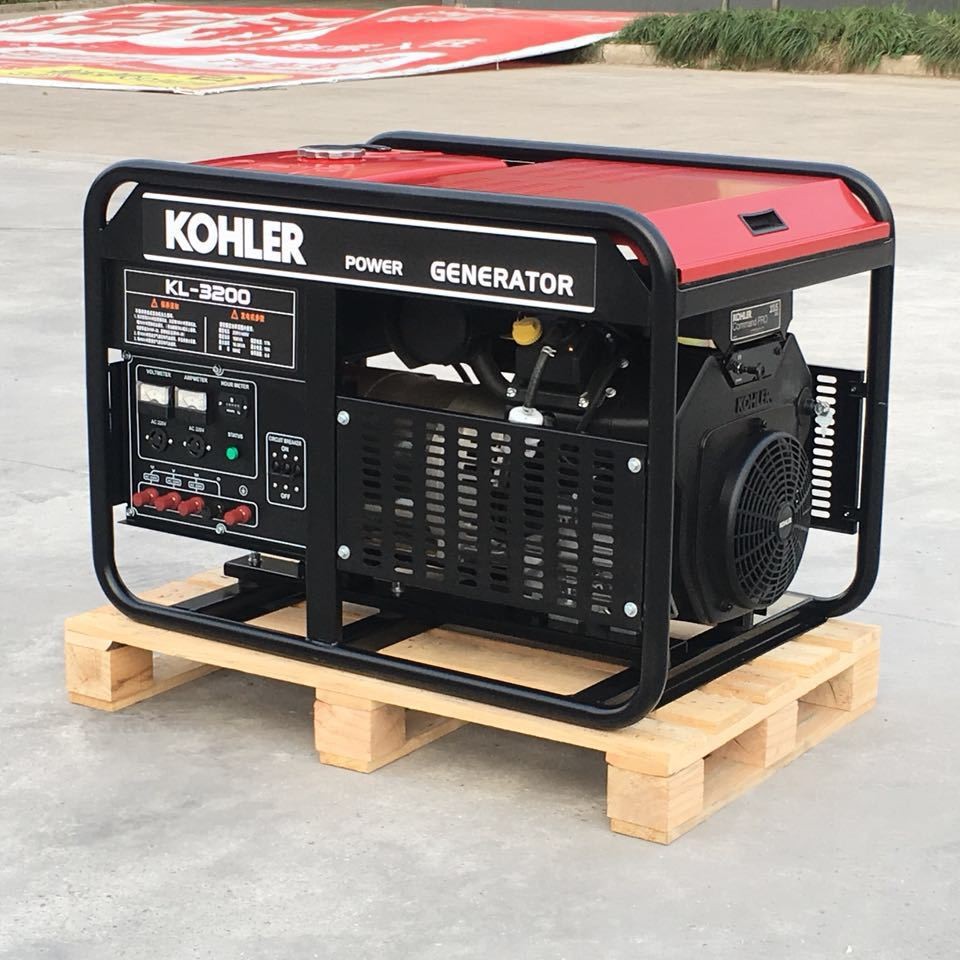 12kw  科勒品牌 双缸  三相 KL-3200可移动 汽油发电机组