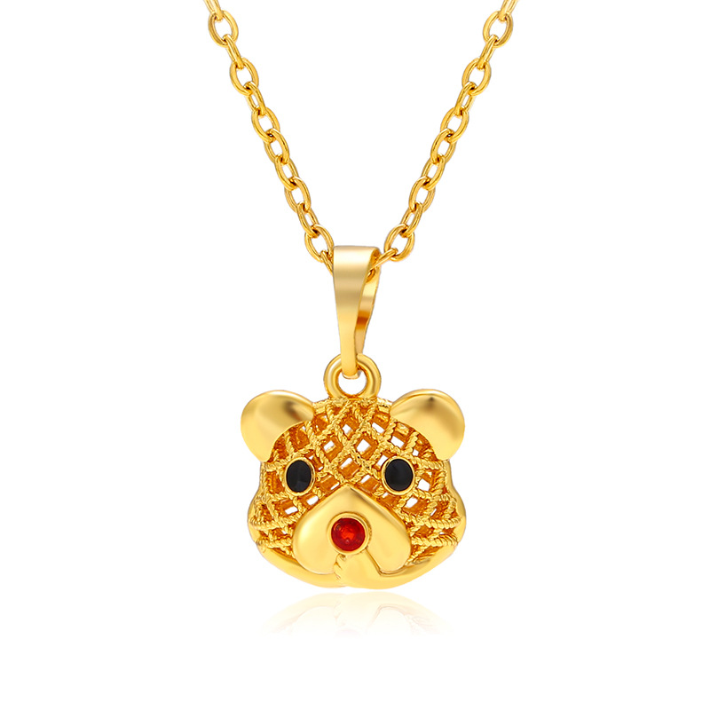 Colgante único chapado en 24K (sin cadena)