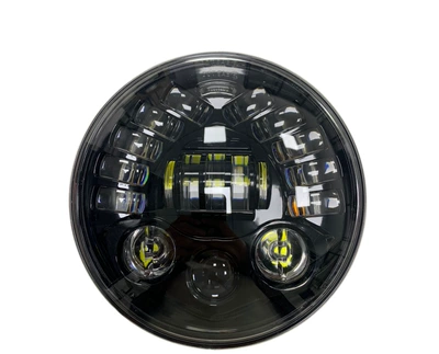 Car Wrangler Led Headlights 7inch Motorcycle Harley Bj212 Turn Signal Lights Daytime Running Lights High and Low Beam Cross-Border Headlights (Ön faralar) - 1-7inch-caterpillar-wrangler-led-car-light-restoration