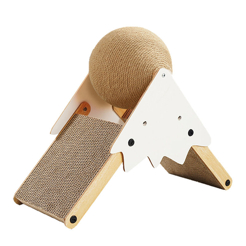 Gato tablero del rasguño de sisal juguete redondo grande gato pulido tablero de la garra resistente al desgaste no chip vertical gato cero Bola Especial no chip