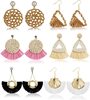 Retro beach earrings, European style, suitable for import, Amazon