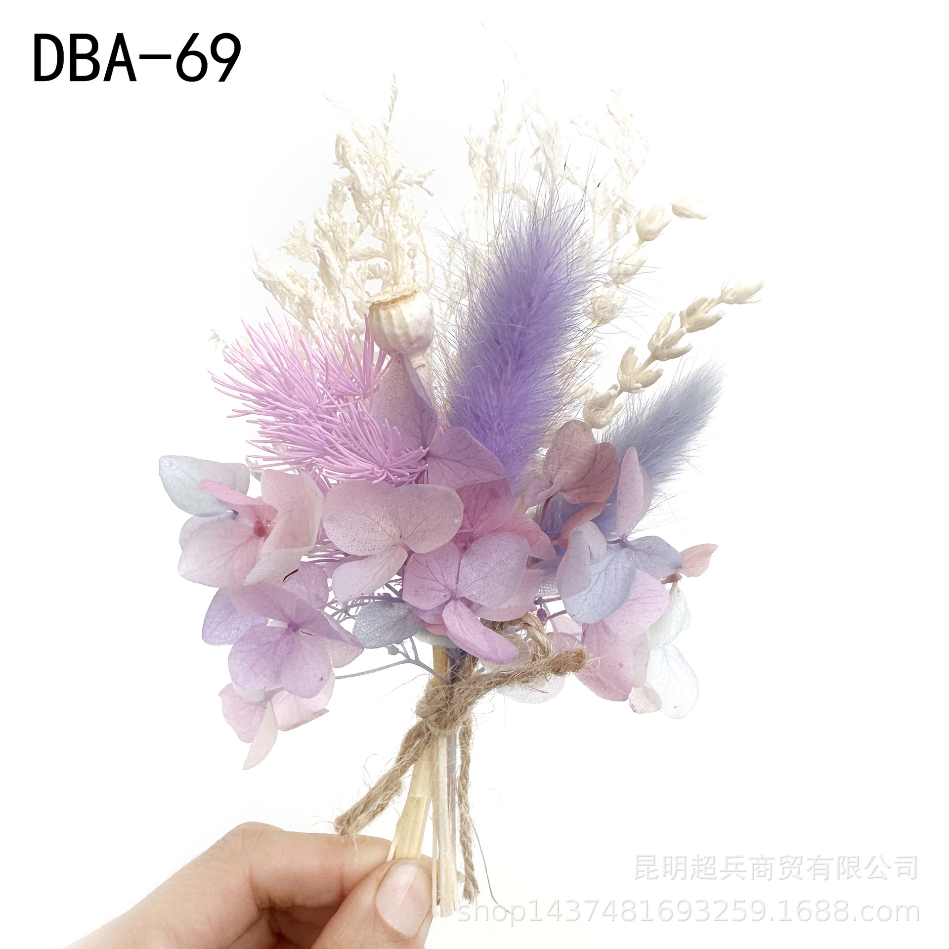 Fábrica al por mayor Mini ramo caja de regalo accesorios mini ramo flor seca flor eterna pequeño ramo regalo