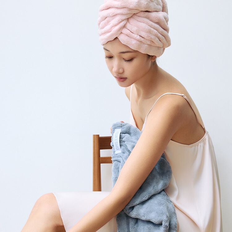 Coral Fleece Dry Hair Cap Anti-Mite Dry Hair Towel 2025 New Strong Water Absorption Thickened Adult Shower Cap