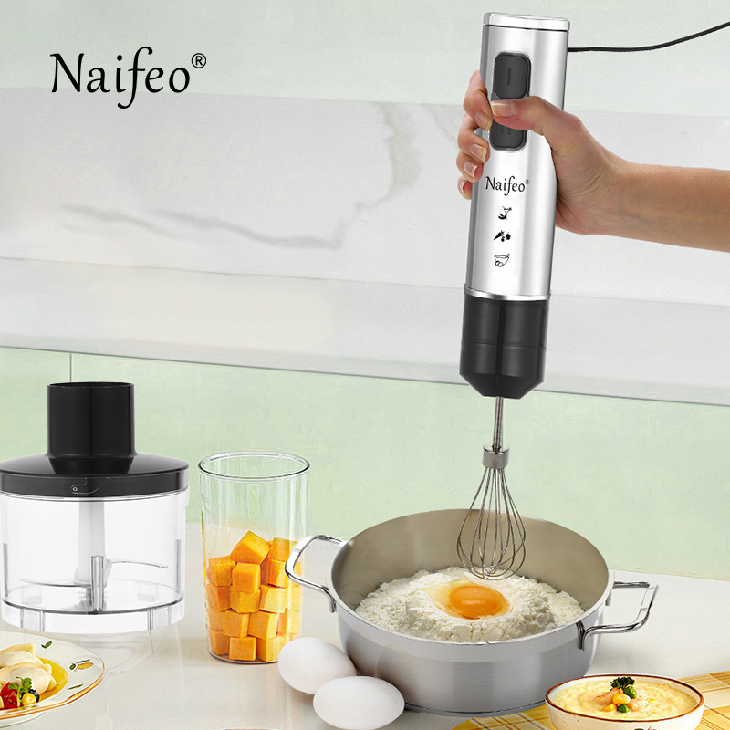 Cross-Border Household Handheld Cooking Stick Food Supplement Electric Stainless Steel European Mixer Mixer