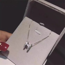 项链批发女ins气质高级感H字母简约酷潮辣妹时尚项链配饰搭衣服