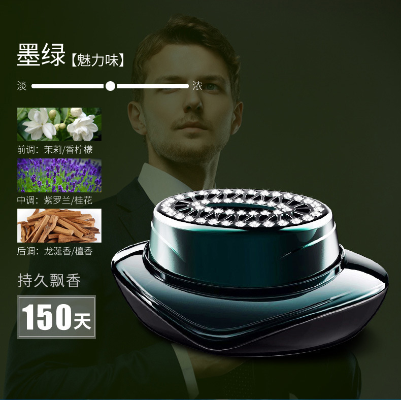 Car Perfume Holders Car Accessories Ornaments in Removal of Odor High-end Creative Car Decoration Lasting Light Fragrance Car Aromatherapy