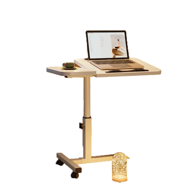 Mesa de noche, cama extraíble, mesa pequeña para computadora, escritorio de estudio de elevación de dormitorio, mesa plegable para computadora portátil para el hogar