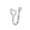 Nose clip, zirconium, nose piercing perforated, suitable for import, European style