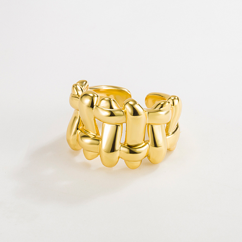 925 sterling silver braided ring noble and luxurious feeling ring hand jewelry