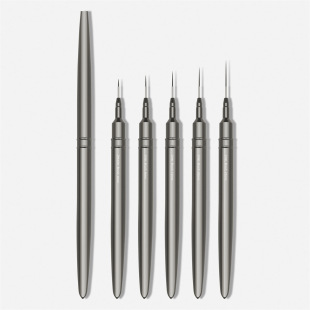 Cross-border Explosions 5 Gun Black Needle Nail Art Pull Line Pen Metal Rod Nail Art Painted Painting Pen Gouhui Pen