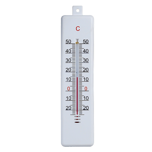 高精度易读取刻度室内室外花园塑料玻璃管温度计