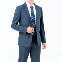 春秋季西服西裤套装男士商务职业正装白领婚庆礼服三件套高级西装