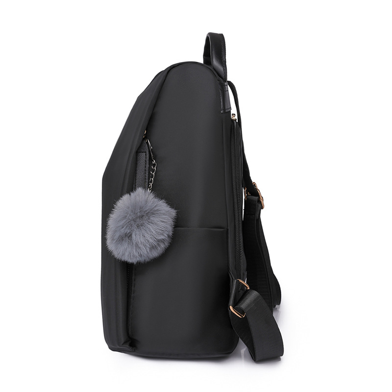 2023 nueva mochila antirrobo de nailon para mujer casual de moda, mochila de doble uso para viajes al aire libre retro simple