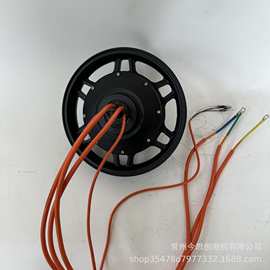 JinSiChuang14寸大功率集成双霍尔真空胎轮毂电机电动车碟刹马达