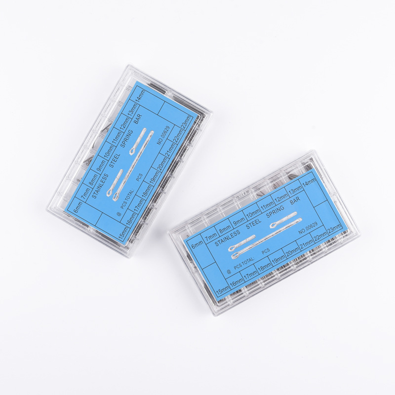 Watch repair tools, watch accessories, steel strap fixing shaft, watch pinion strap connecting shaft, cotter pin 6mm-23mm