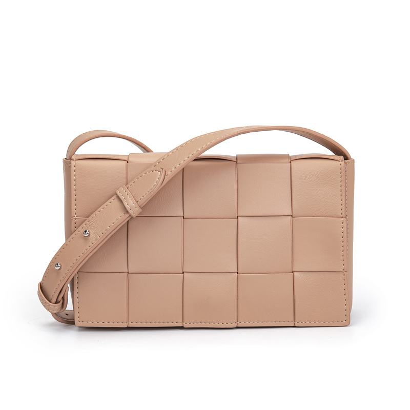 2024 New Woven Bag For Women, Fashionable Versatile Shoulder Bag, Unisex Crossbody Bag, High-End Luxury Plaid Bag - Thumbnail 8