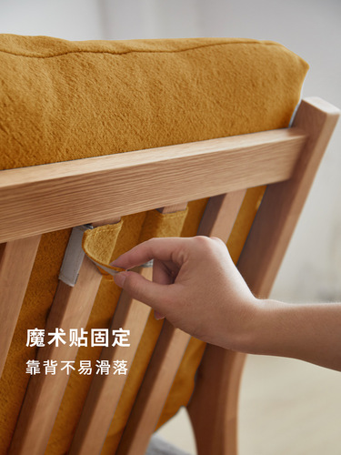 Solid Wood Rocking Chair Adult Nap Chair Leisure Chair Home Use Balcony Single Oak Sofa Chair Casual Lounger