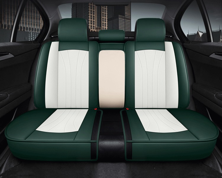 Car Seat Cushion Manufacturer Wholesale New Models of Nappa Leather All-Season Full-Coverage Car Seat Cushions Cross-Border Foreign Trade Dropshipping