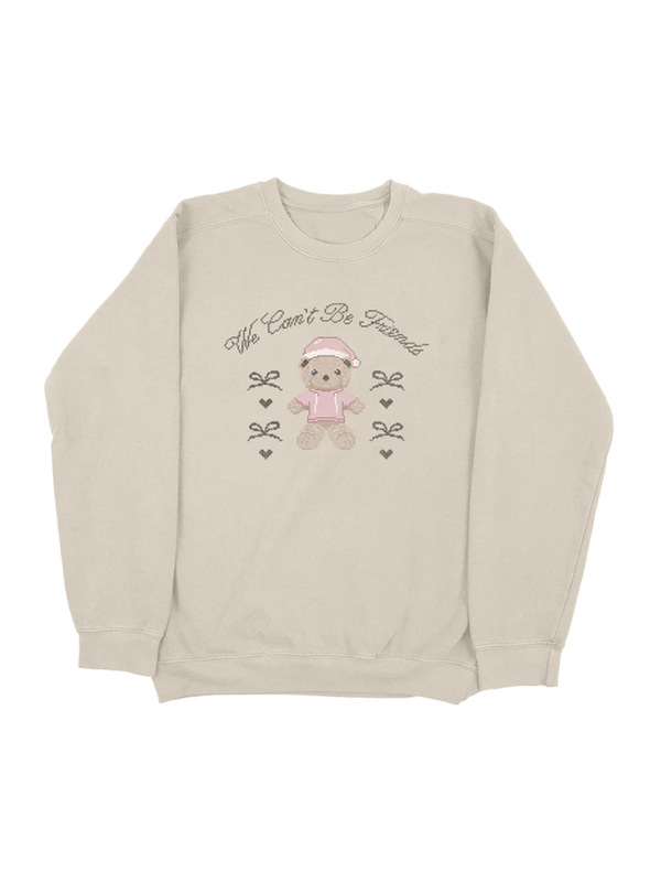 2025 Spring and Autumn Ariana Grande European and American Retro Cotton Round Neck Sweatshirt