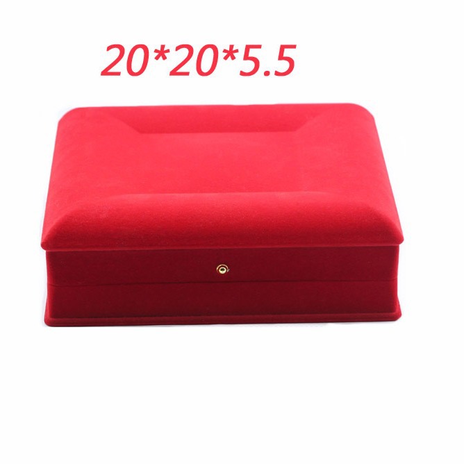 外贸简约植绒盒  首饰收纳 婚庆珠宝首饰套装盒